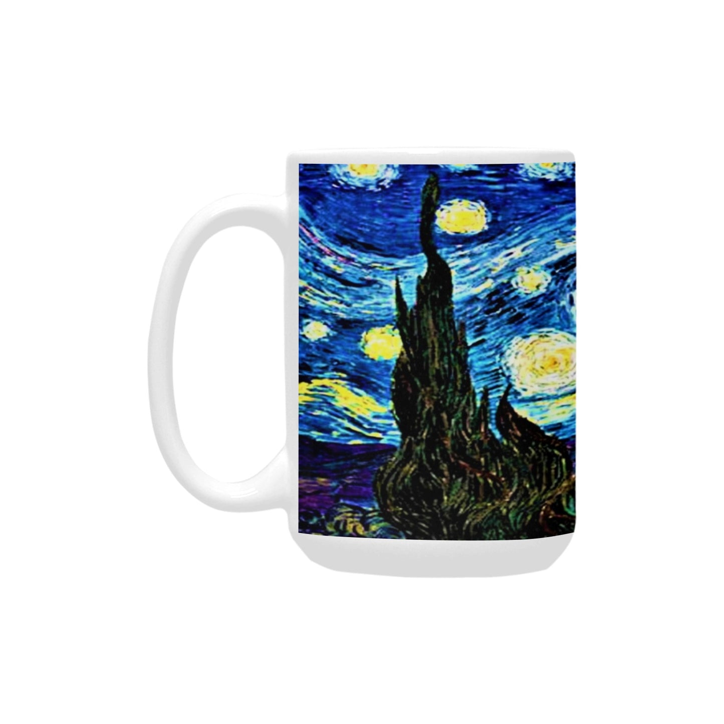 Starry Night 15 oz Ceramic Mug (Made in USA)