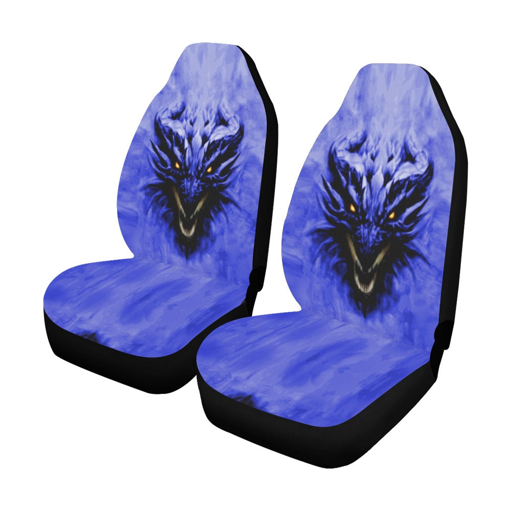 Blue Shadow Dragon Car Seat Covers (Set of 2)