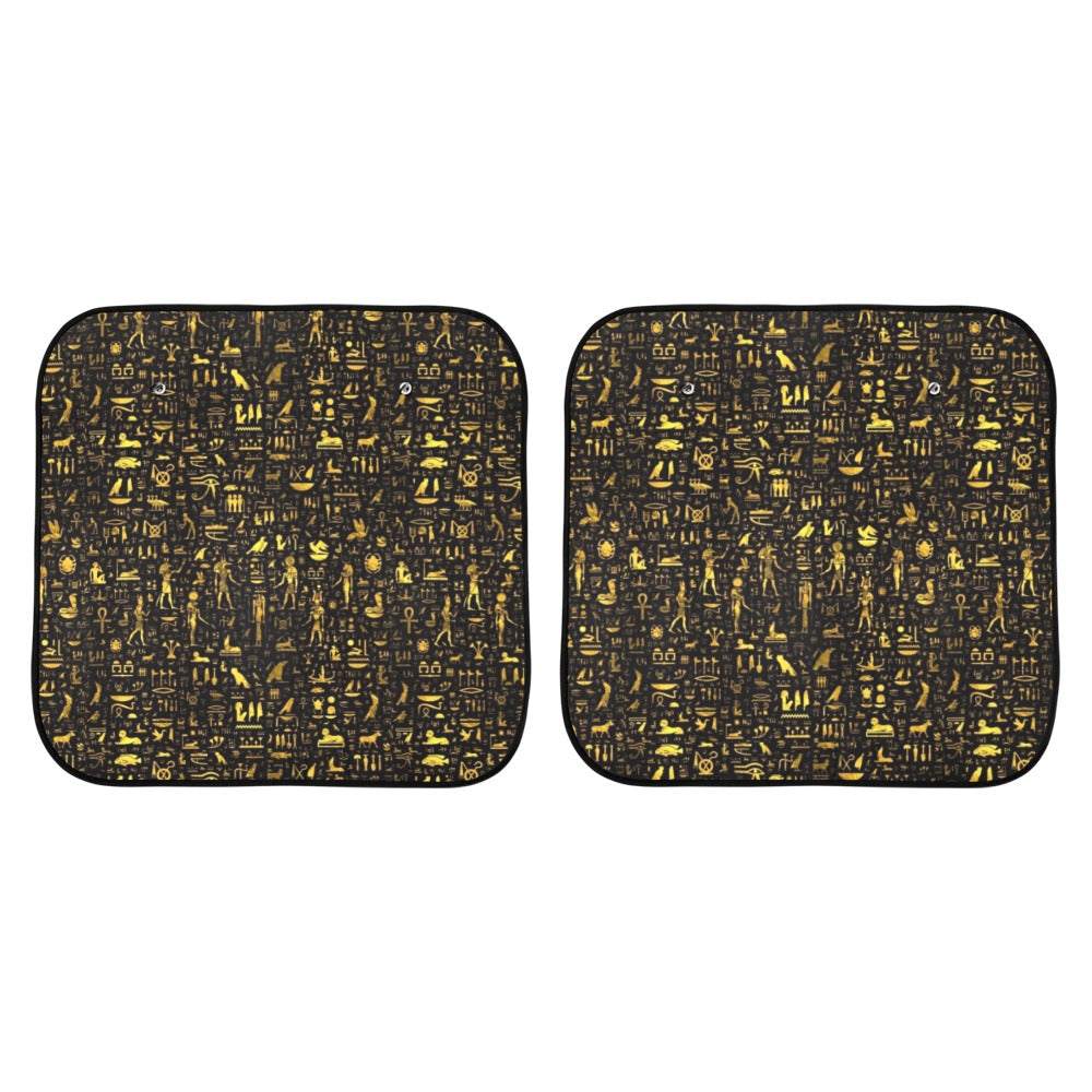 Drive Like an Egyptian Sun Shade (28" x 28") (Small) (Two Pieces)