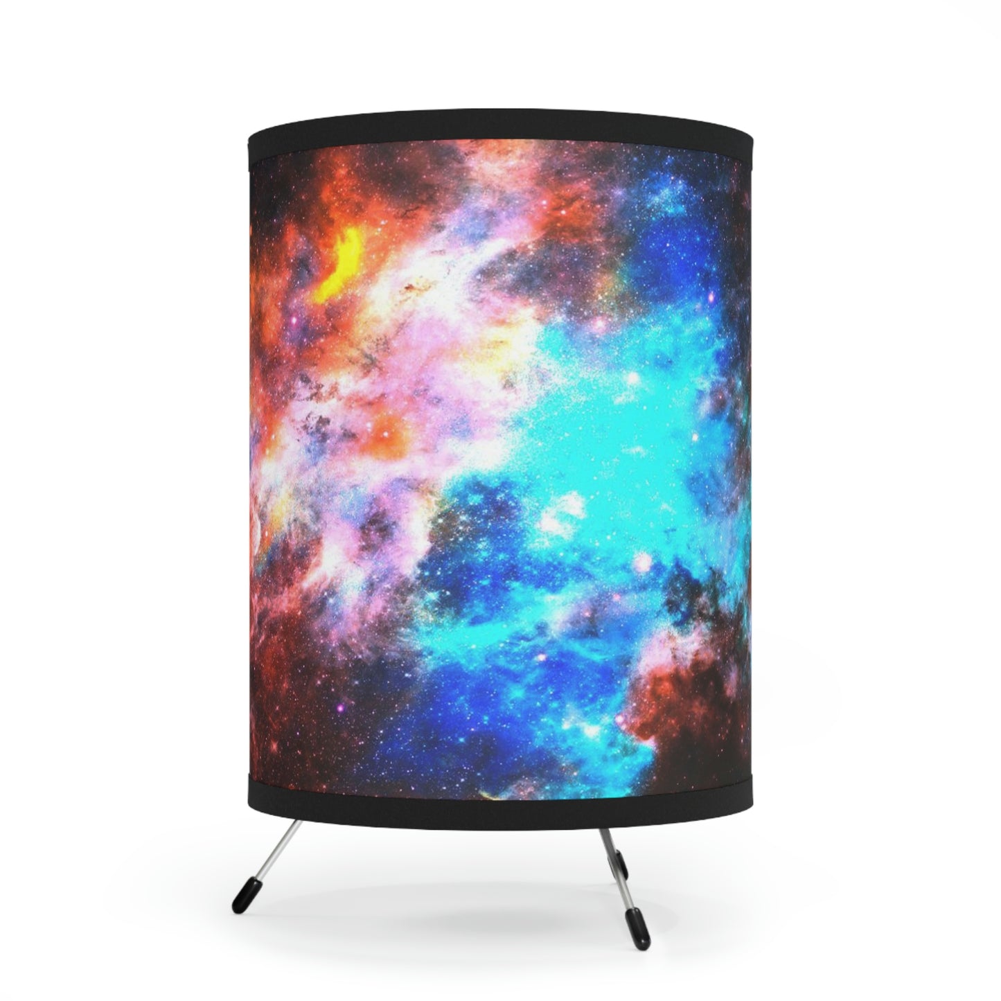 Colorful Nebula Tripod Lamp