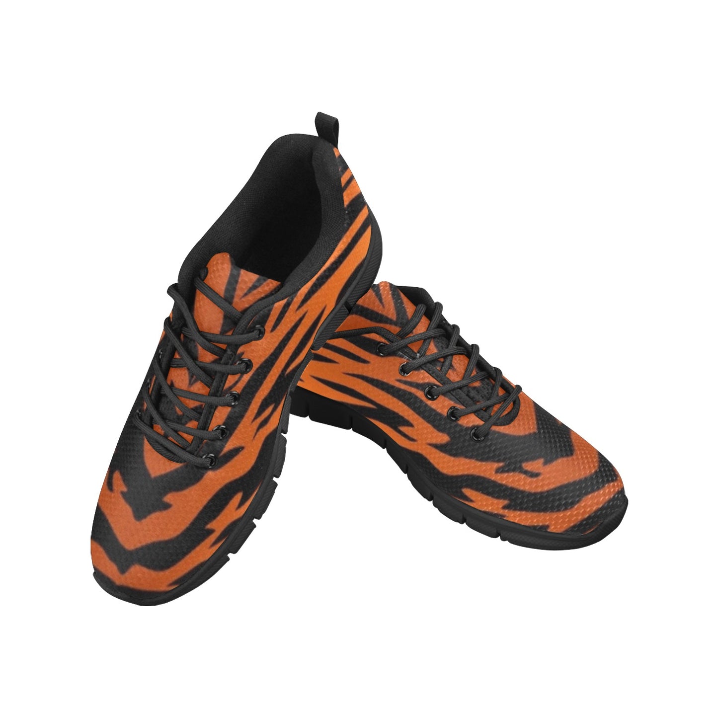 Tiger Striped Men's Breathable Sneakers