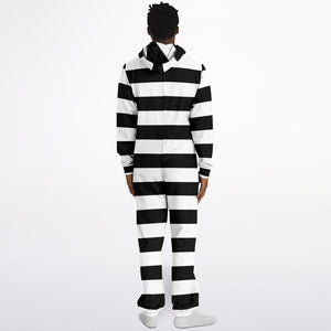 Prison Stripes Costume Jumpsuit
