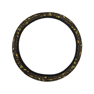 Drive Like an Egyptian Steering Wheel Cover with Elastic Edge