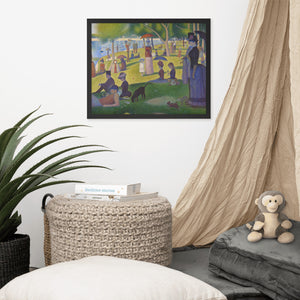 Sunday at la Grande Jatte by Georges Seurat Framed Paper Poster