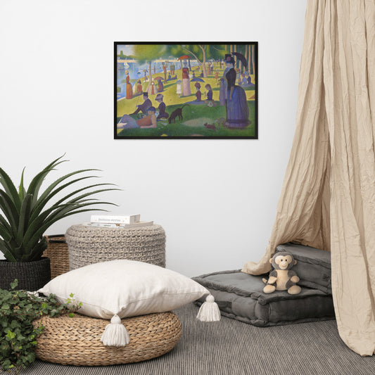 Sunday at la Grande Jatte by Georges Seurat Framed Paper Poster