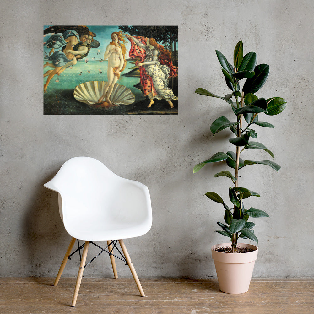 Birth of Venus by Sandro Botticelli Matte Paper Poster
