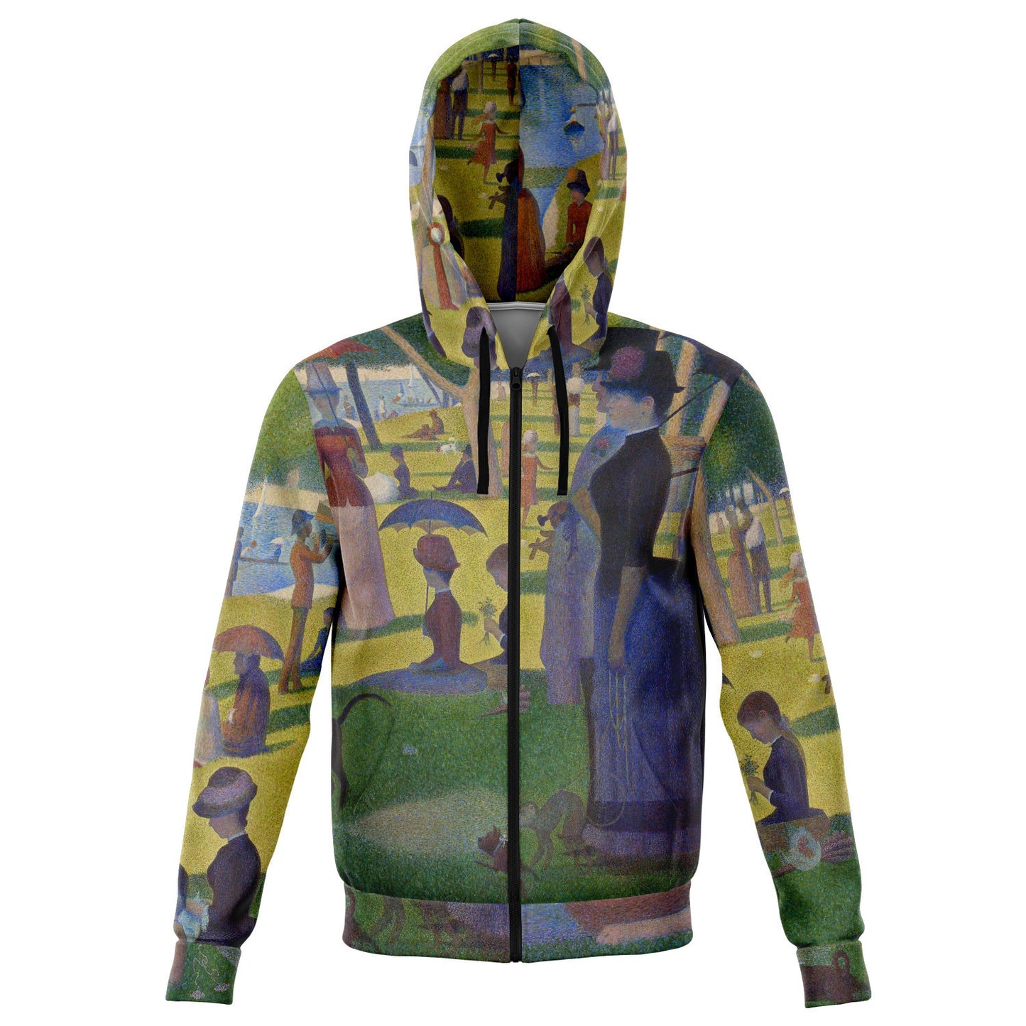 Sunday at le Grande Jatte Zip-up Unisex Hoodie