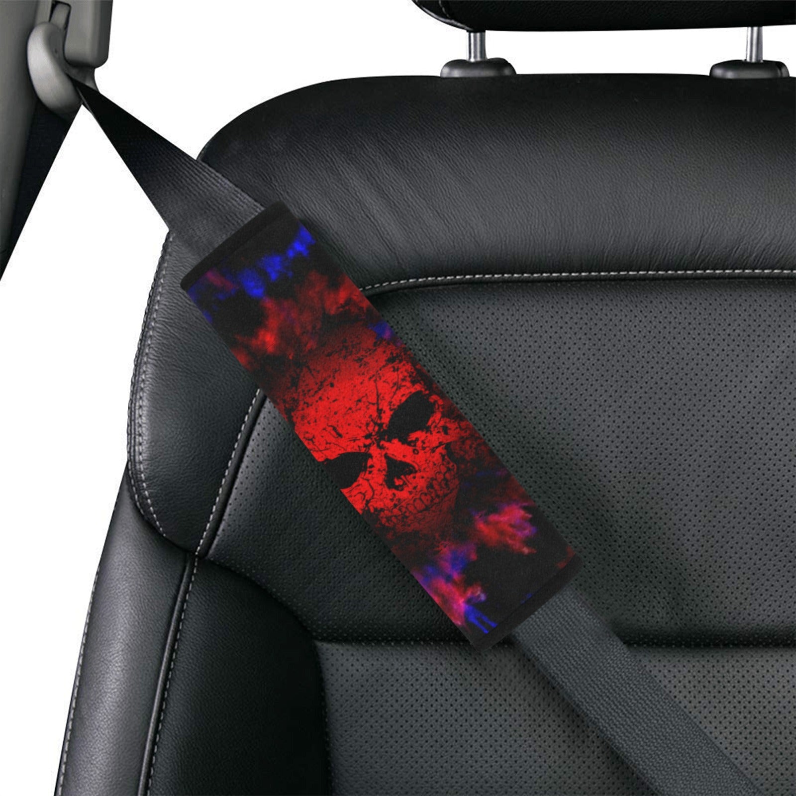 Crimson Chaos Seat Belt Cover 7" x 12.6"