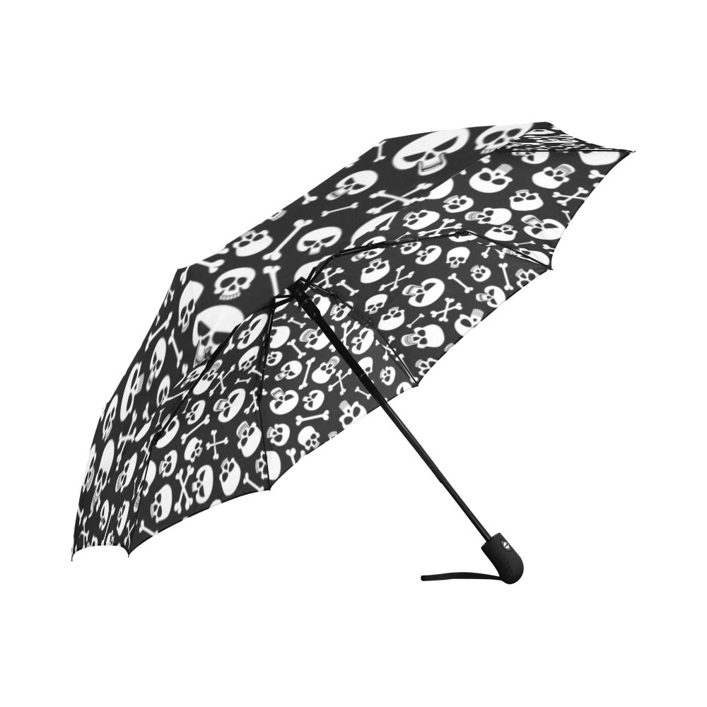 Skulls and Bones Automatic Foldable Umbrella