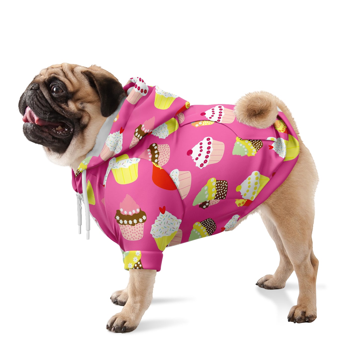 Cupcakes Dog Hoodie