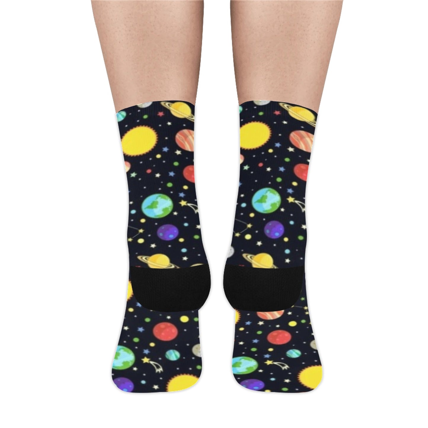 Solar System Sublimated Crew Socks