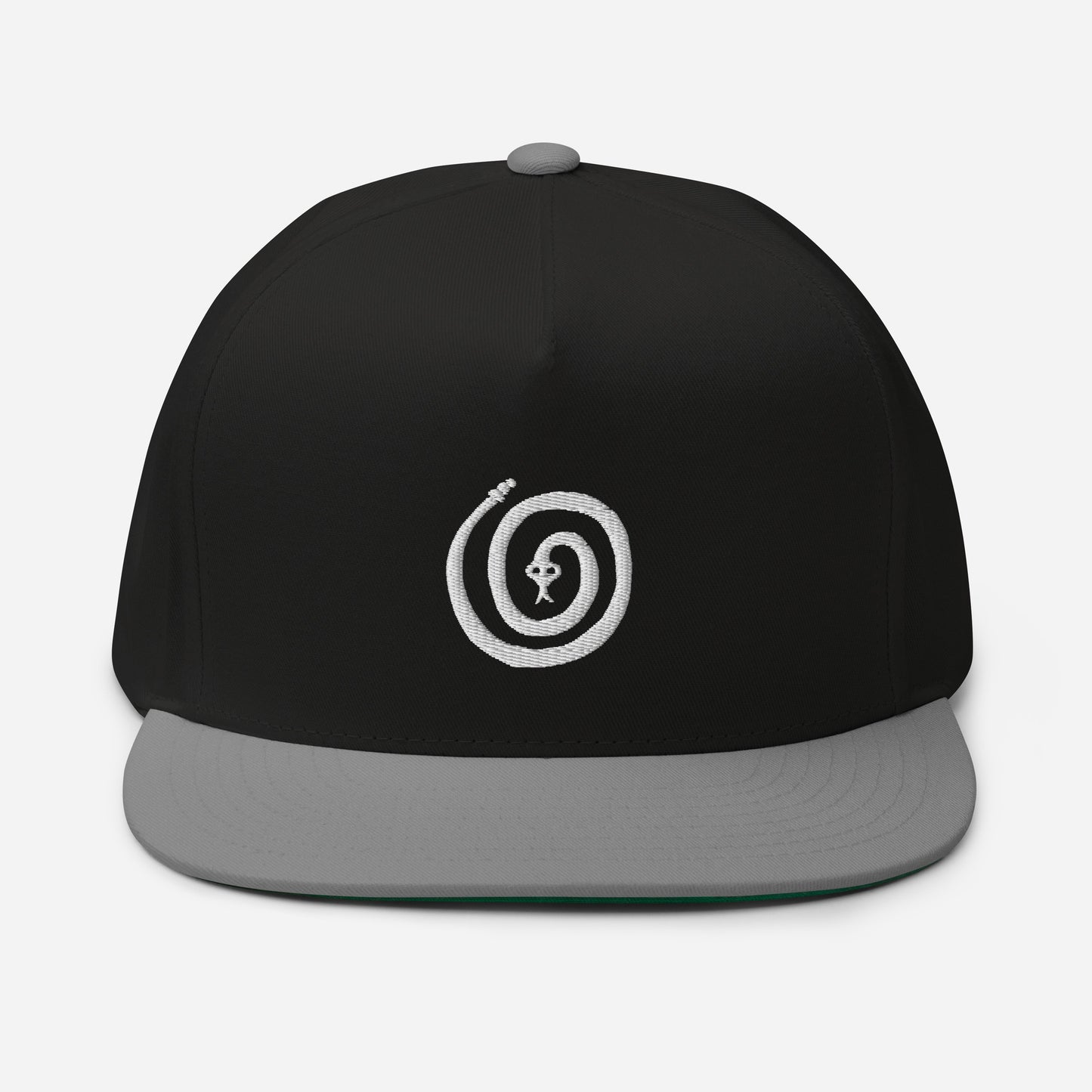 Spiral Snake Flat Bill Cap