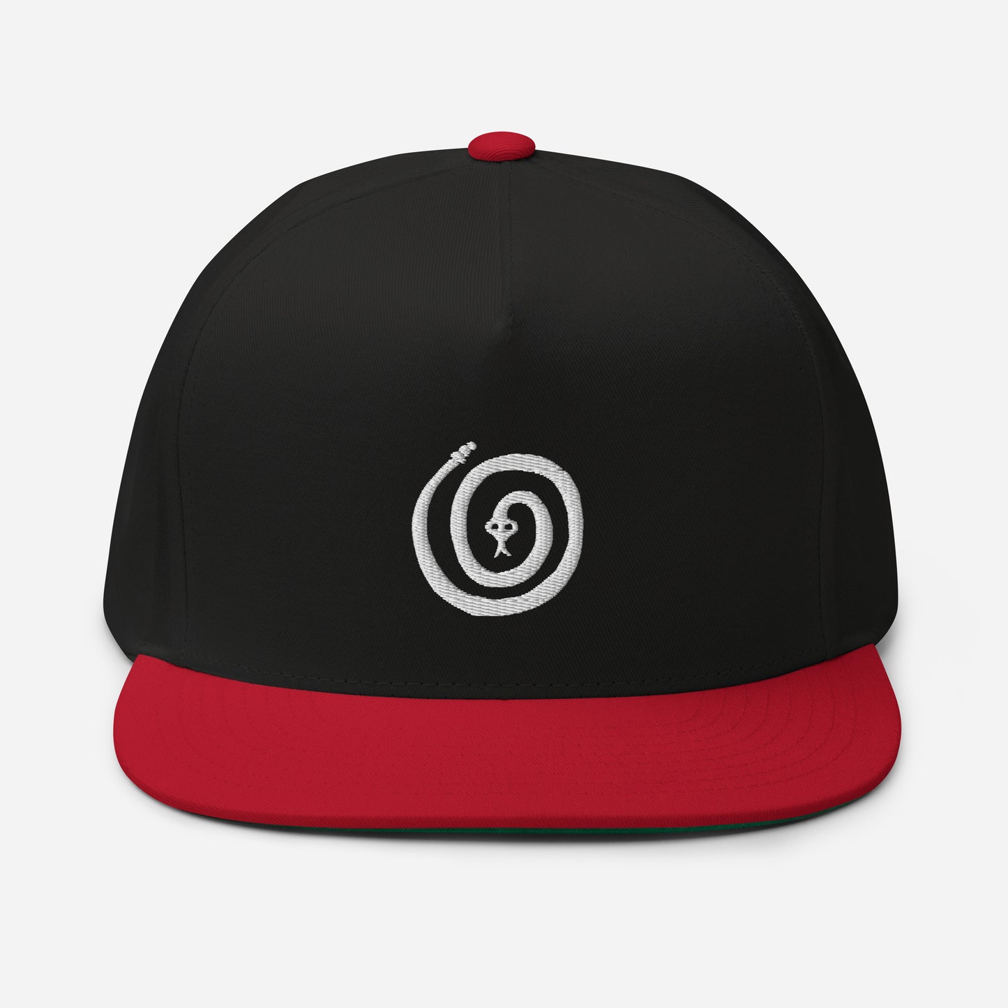 Spiral Snake Flat Bill Cap