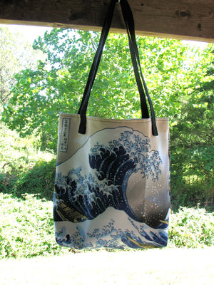 The Great Wave off Kanagawa by Katsushika Hosukai Tote Bag