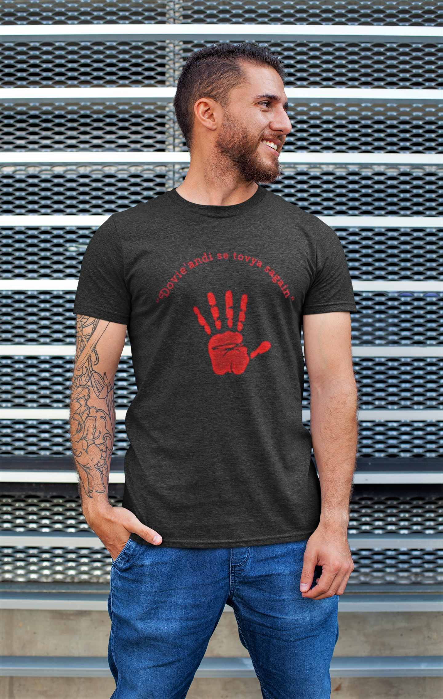 The Red Hand Short-Sleeve Unisex T-Shirt