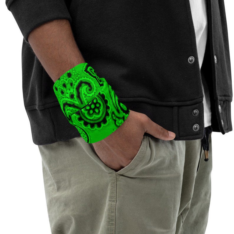 Neon Green Bandanna Neck Gaiter