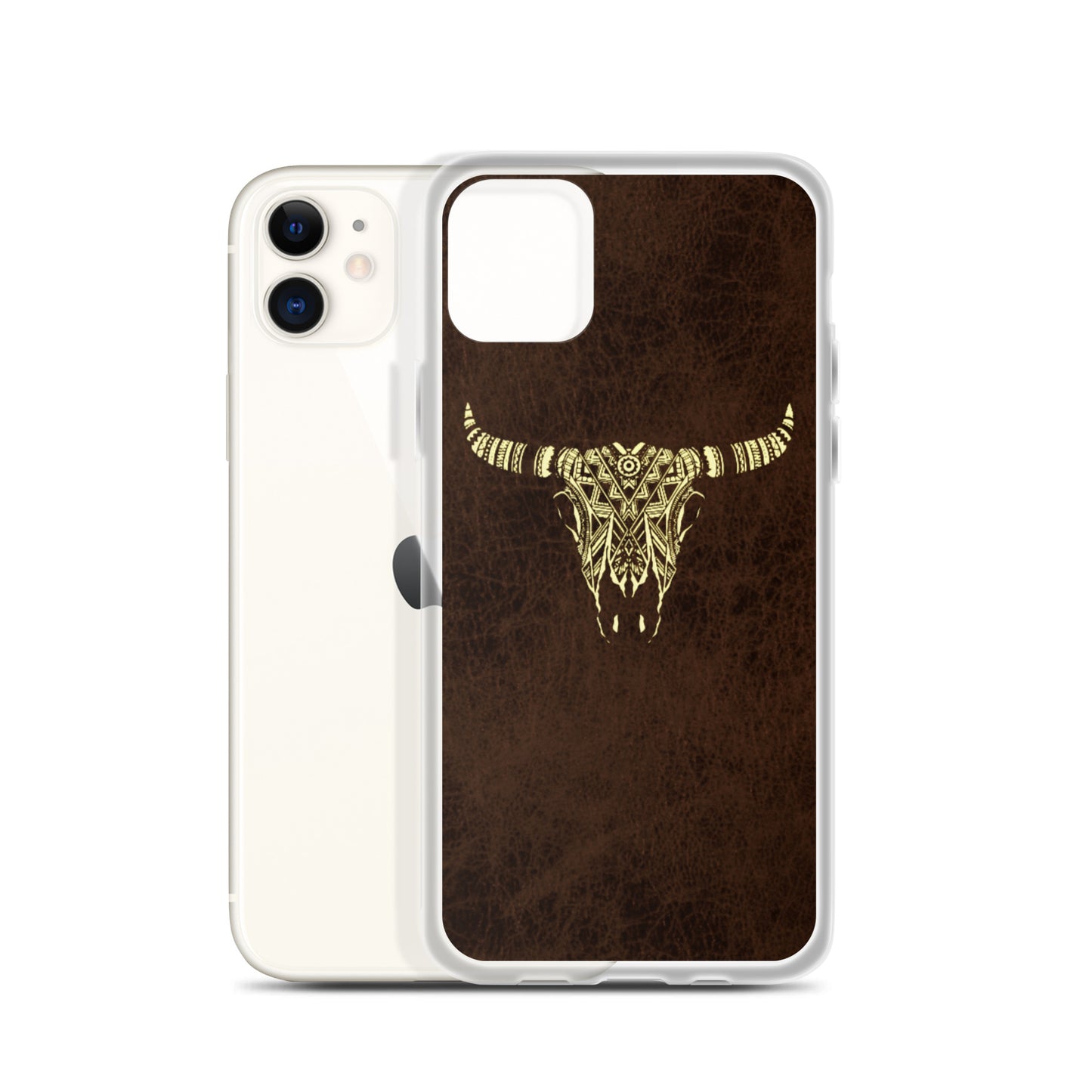 Tribal Bull Skull iPhone Case