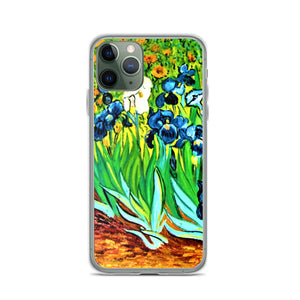 Irises by van Gogh iPhone Case