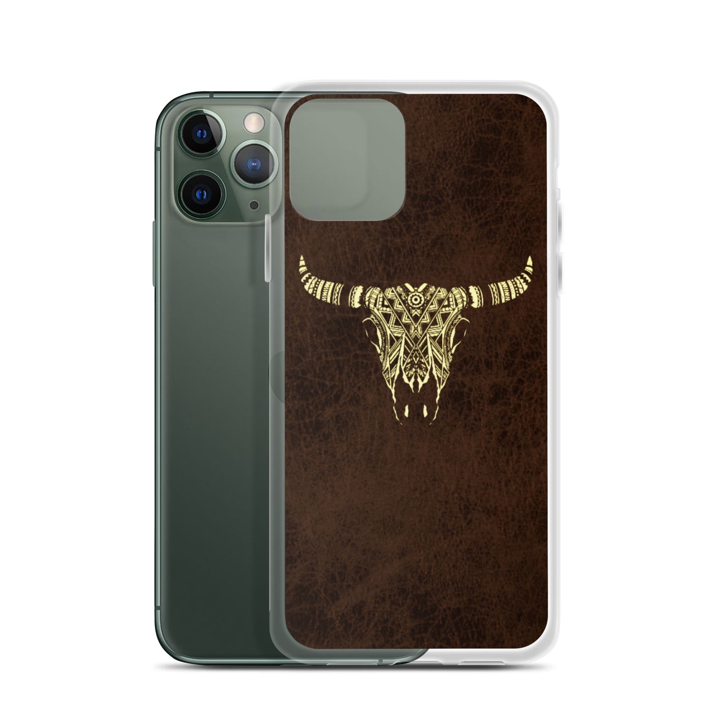 Tribal Bull Skull iPhone Case