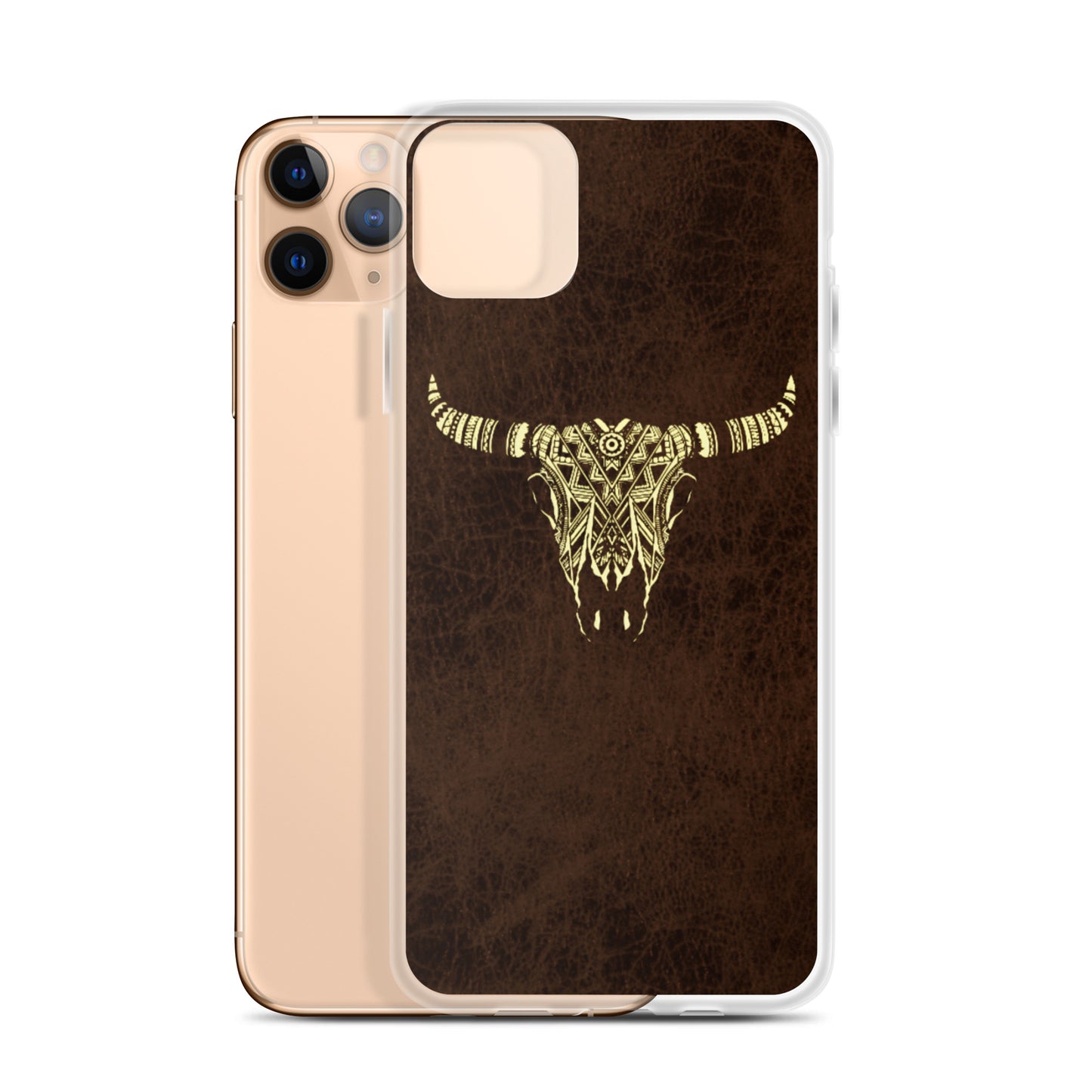 Tribal Bull Skull iPhone Case