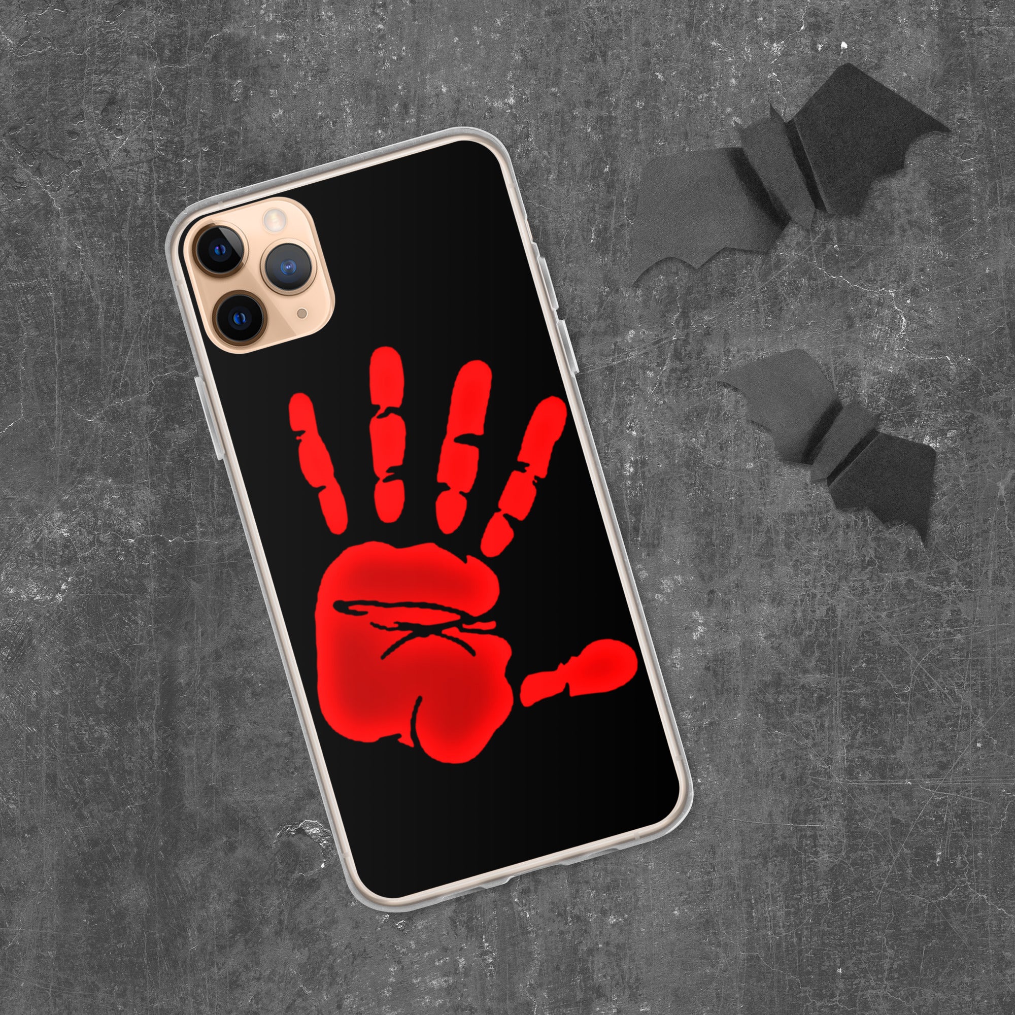Red Hand iPhone Case