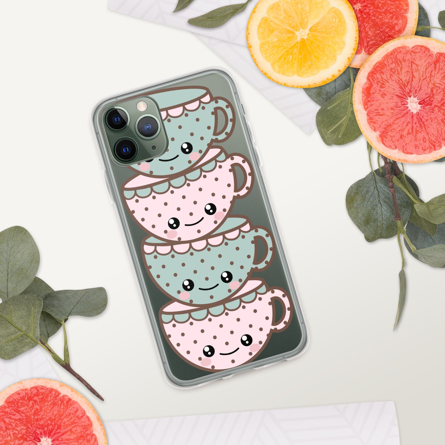 Happy Teacups iPhone Case