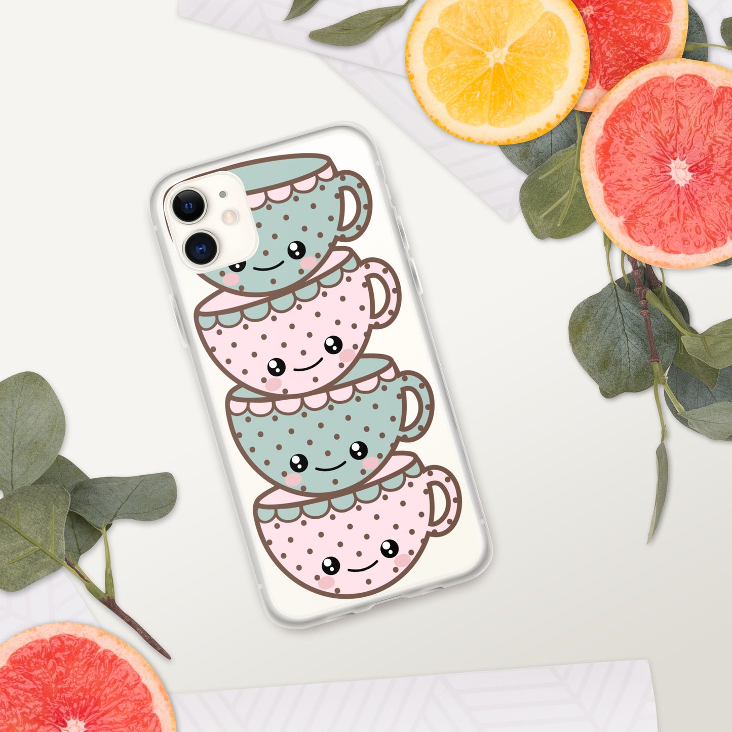 Happy Teacups iPhone Case