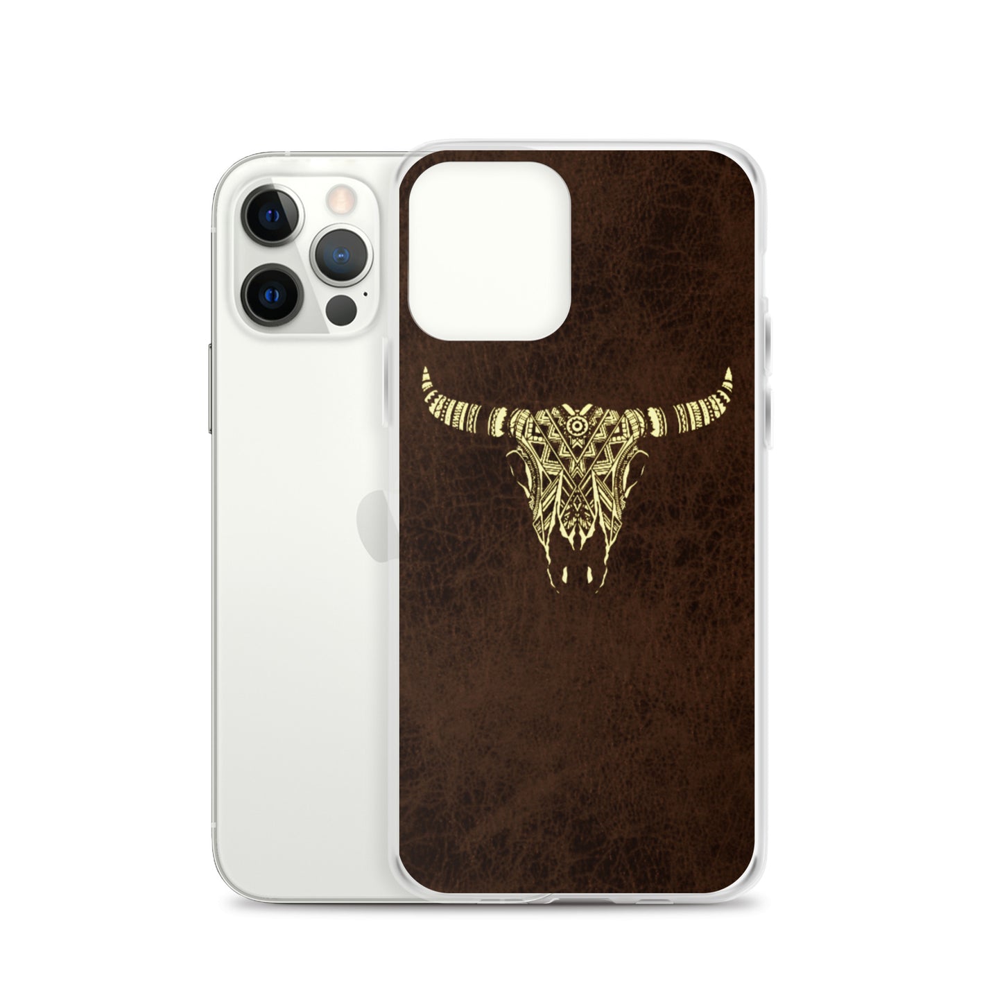 Tribal Bull Skull iPhone Case