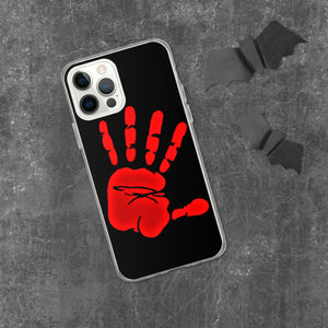 Red Hand iPhone Case