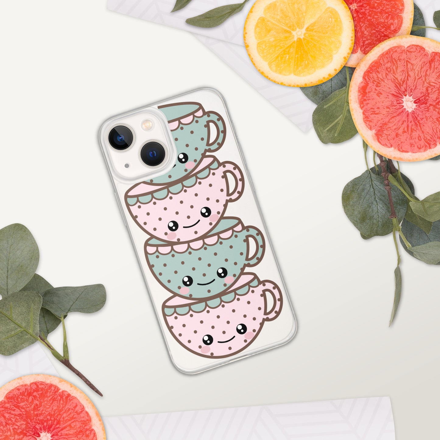 Happy Teacups iPhone Case