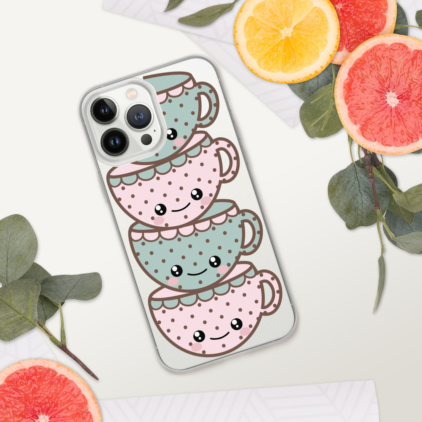 Happy Teacups iPhone Case