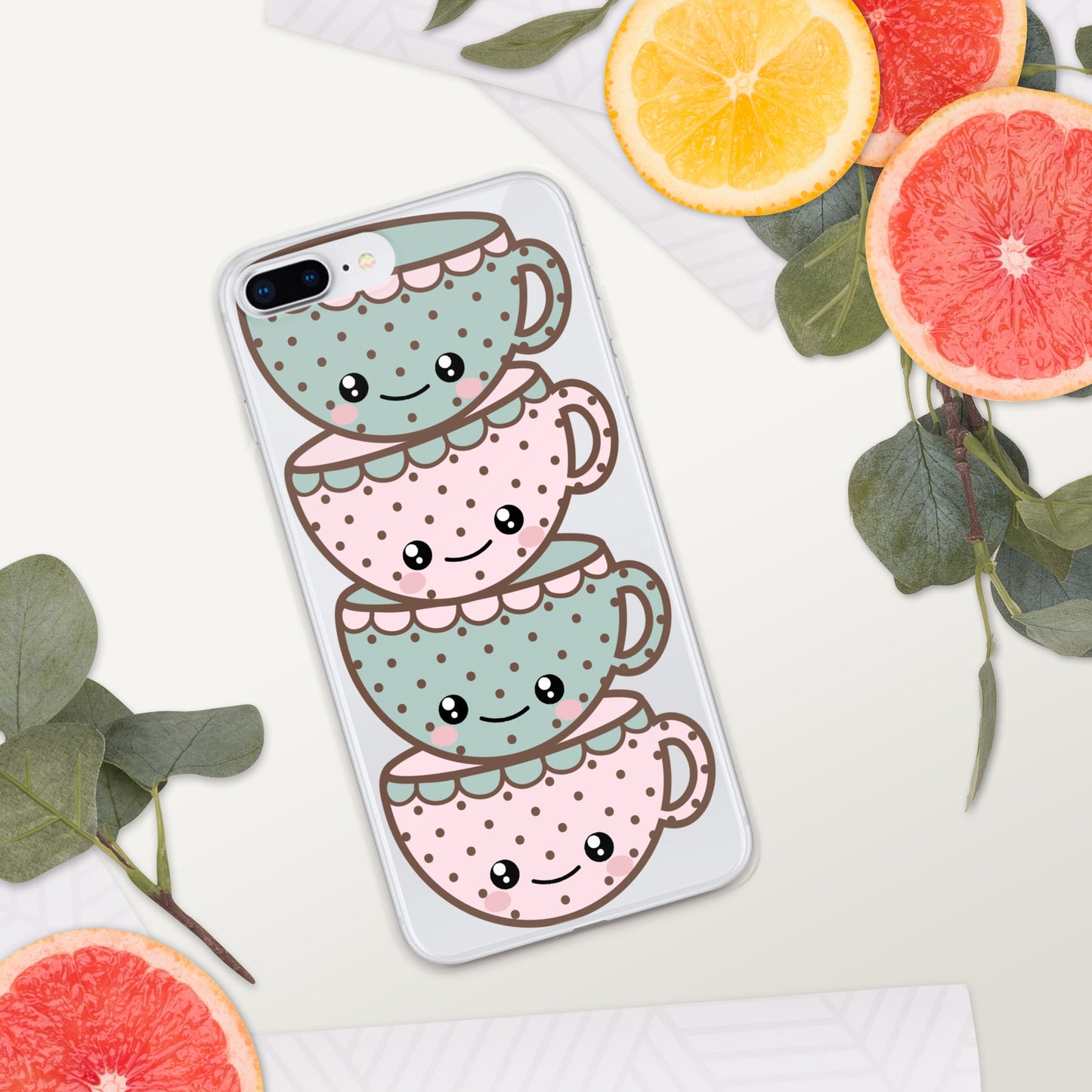 Happy Teacups iPhone Case