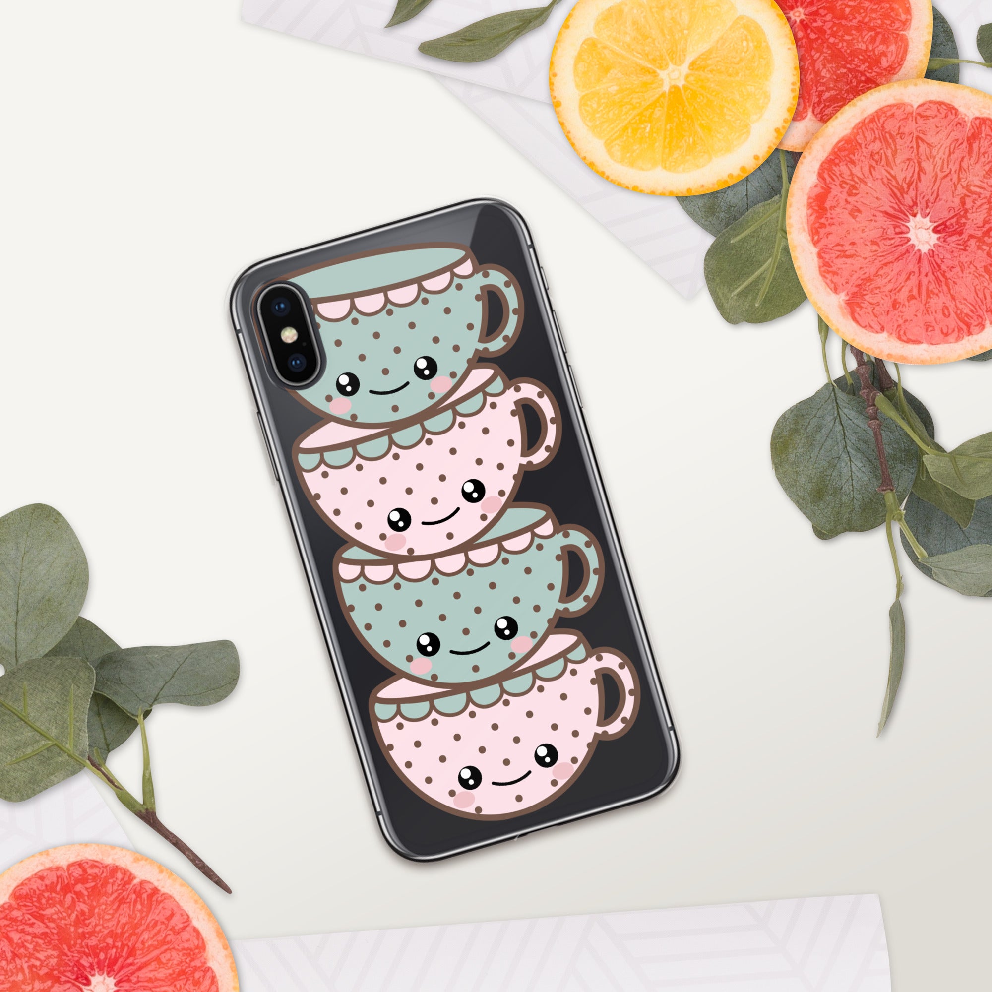 Happy Teacups iPhone Case