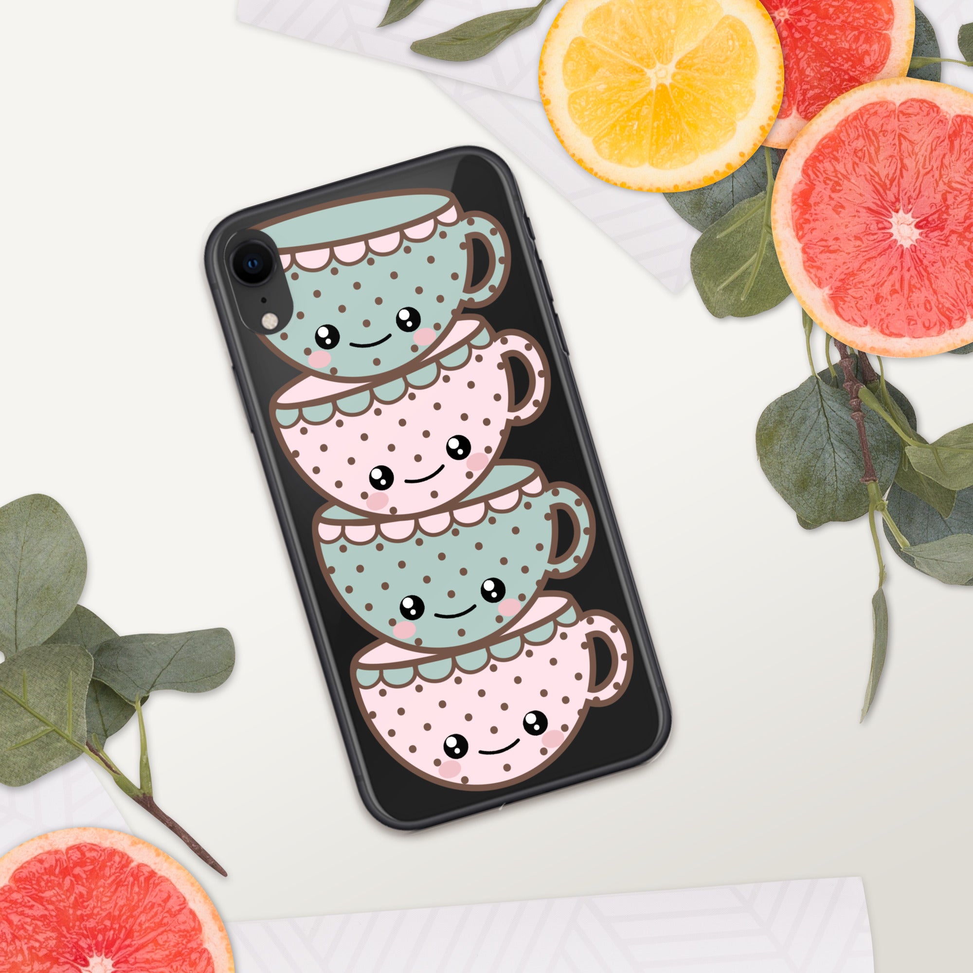 Happy Teacups iPhone Case