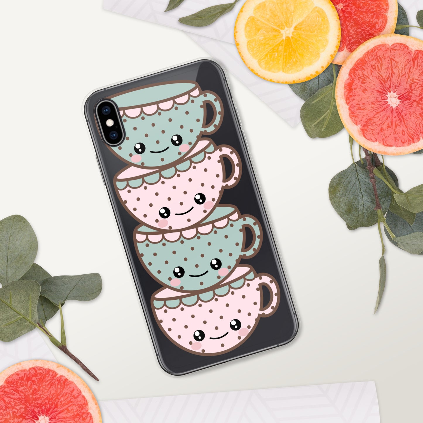 Happy Teacups iPhone Case