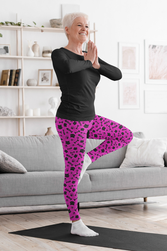 Cat and Bones Yoga Leggings