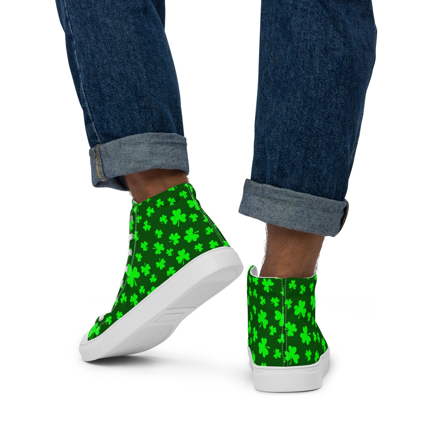 Shamrock Men’s High Top Canvas Shoes