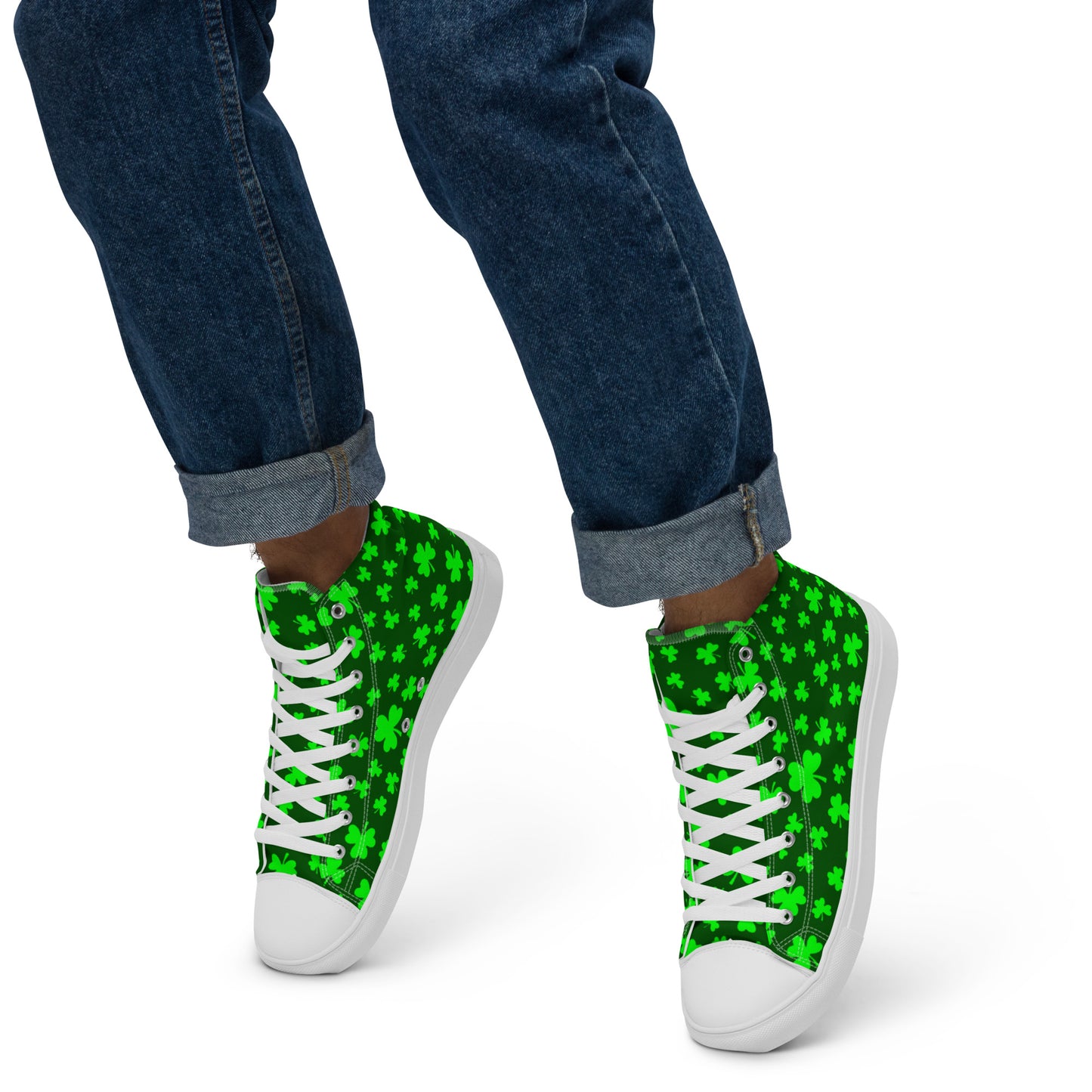 Shamrock Men’s High Top Canvas Shoes