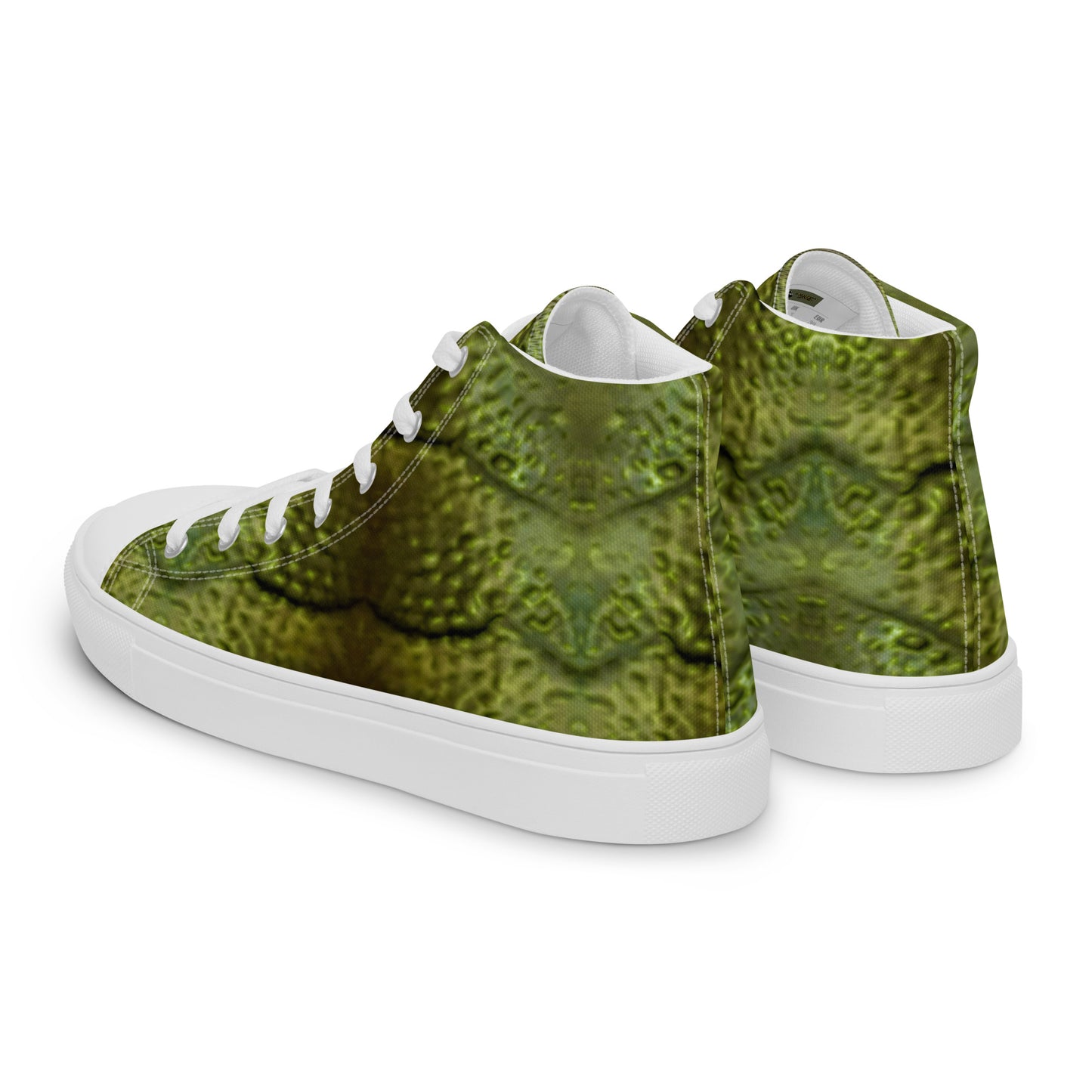 Creature From The Black Lagoon Inspired Men’s High Top Canvas Shoes