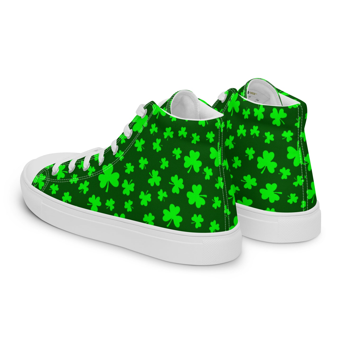 Shamrock Men’s High Top Canvas Shoes