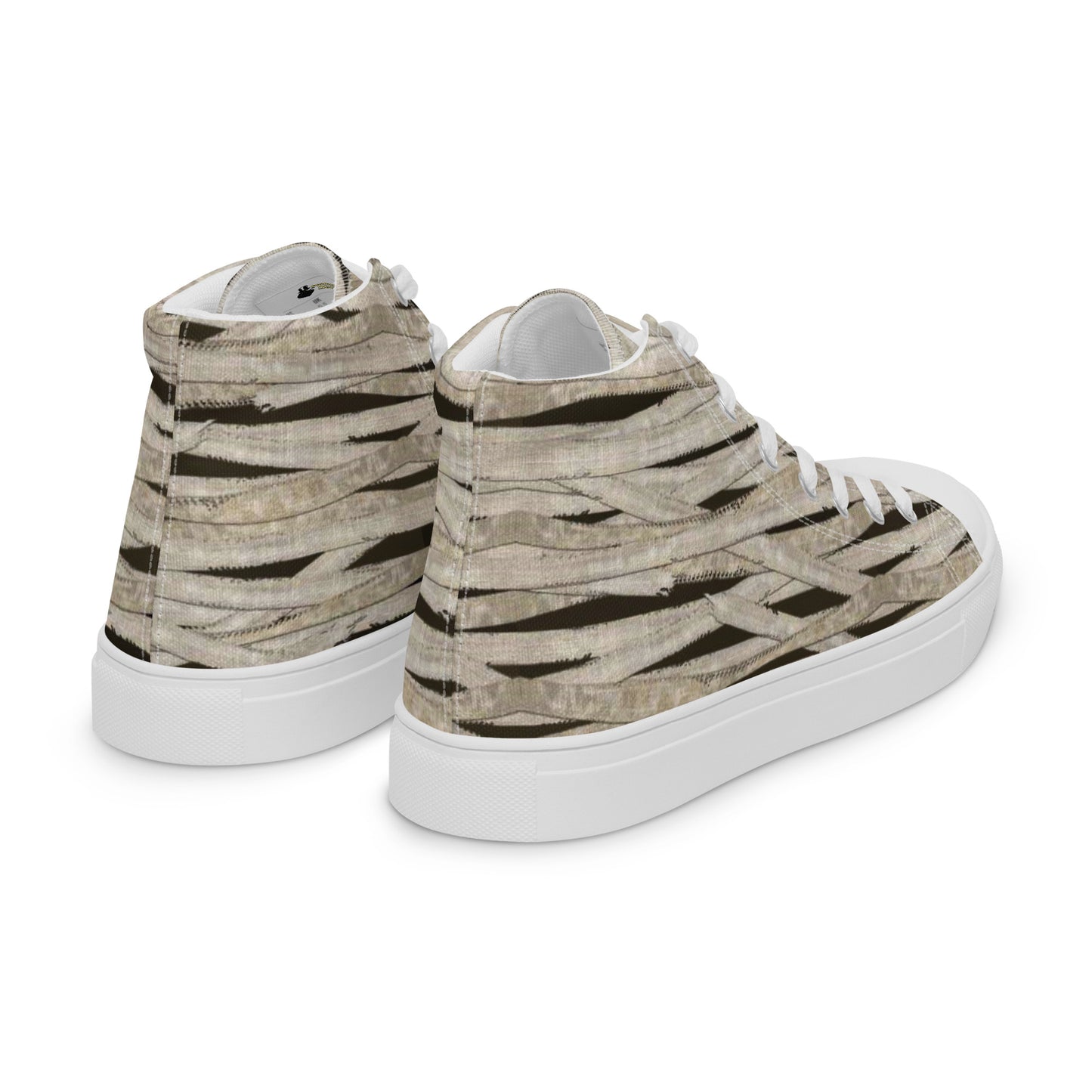 Mummy Wraps Men’s High Top Canvas Shoes