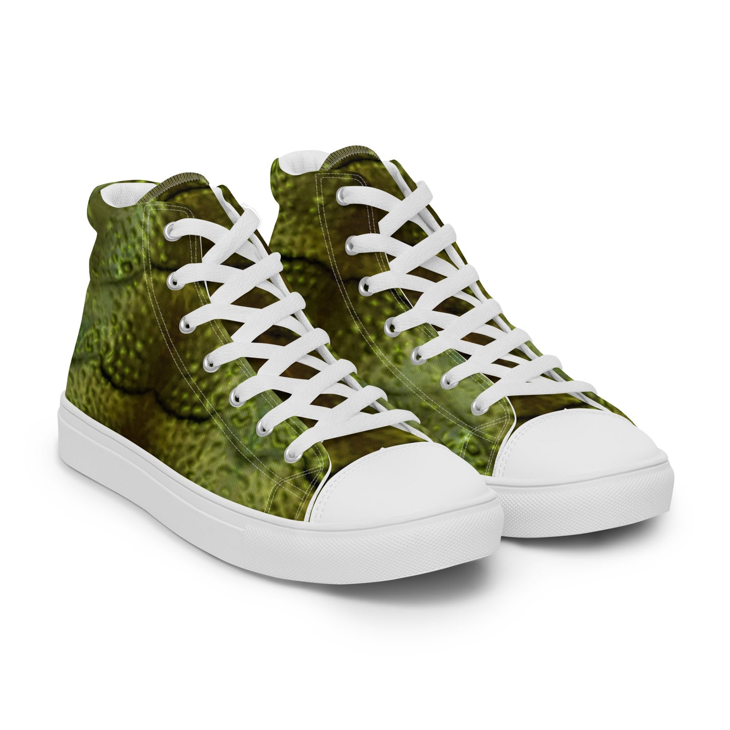 Creature From The Black Lagoon Inspired Men’s High Top Canvas Shoes