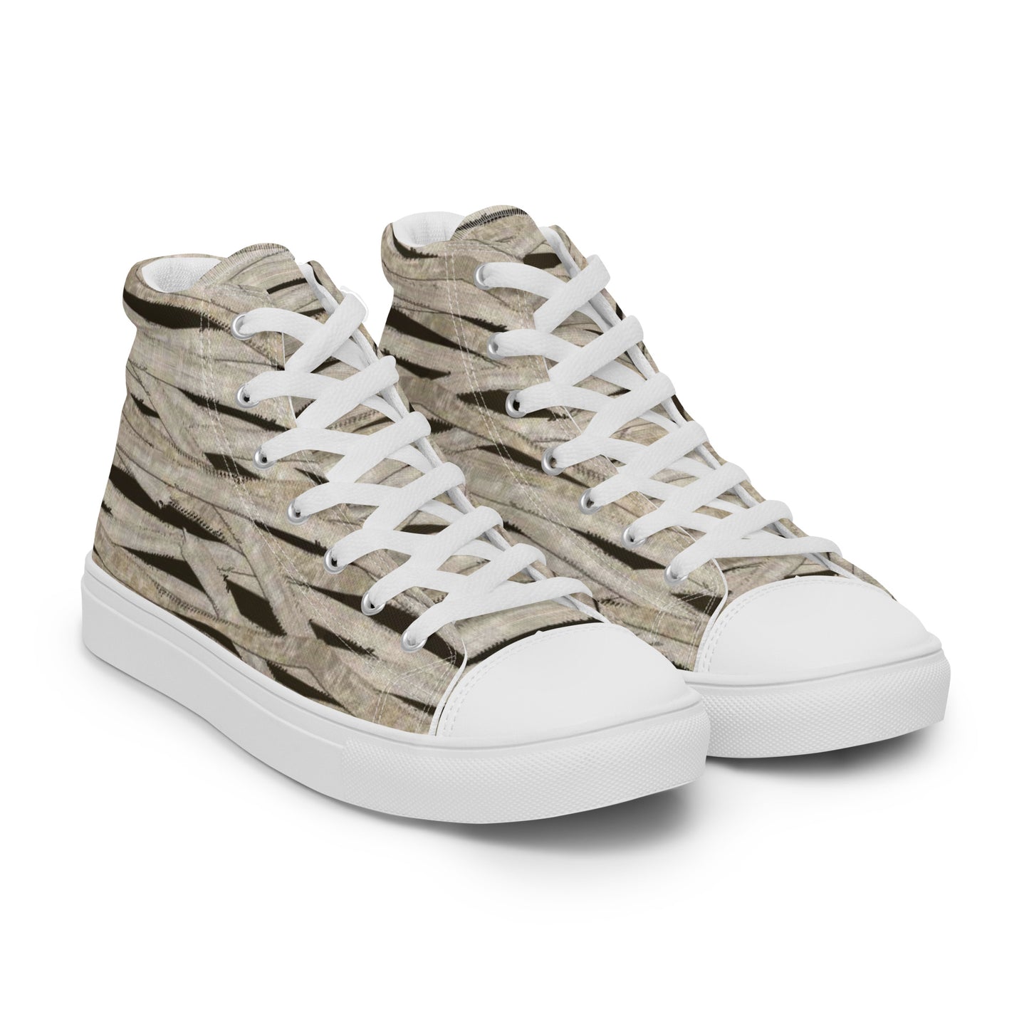 Mummy Wraps Men’s High Top Canvas Shoes