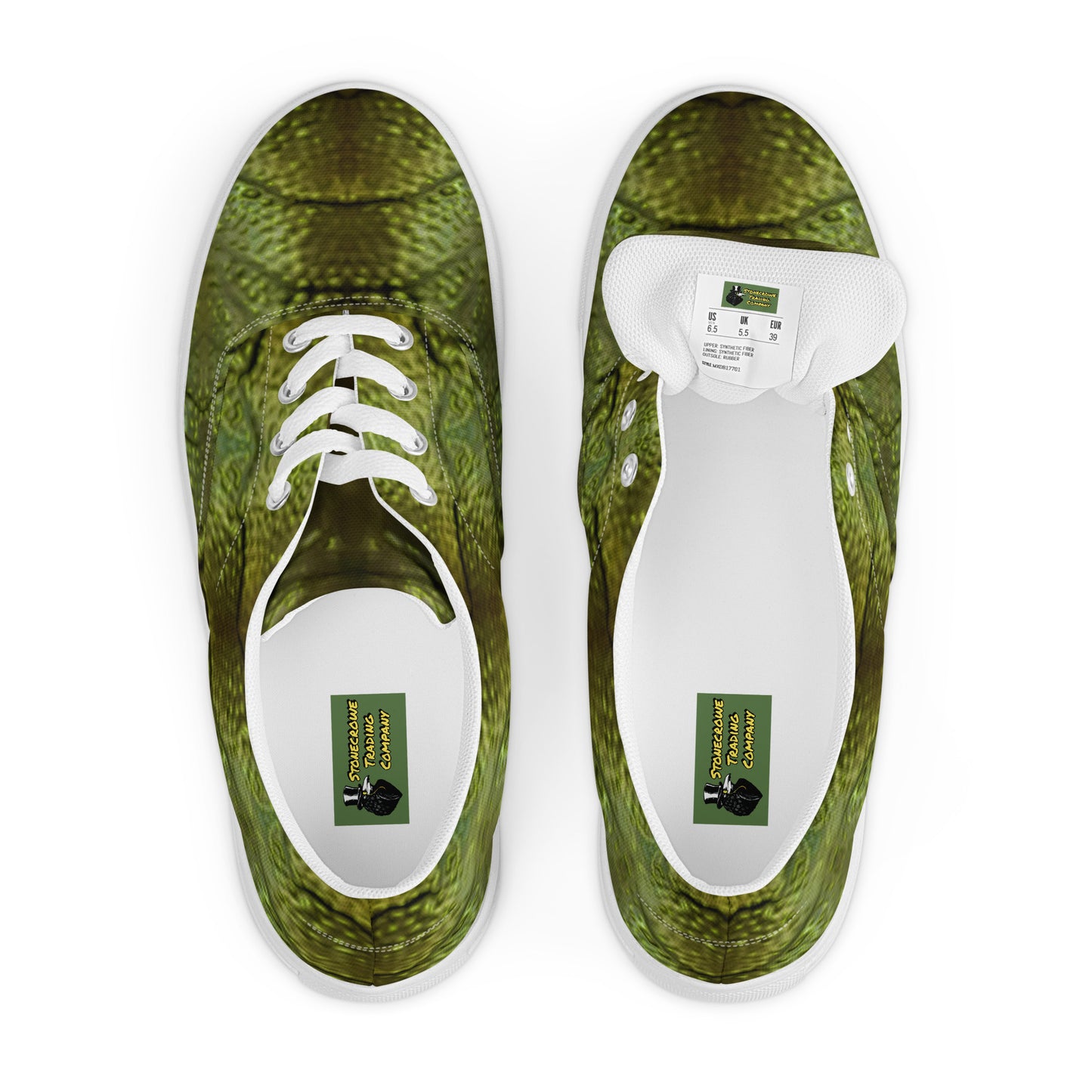 Creature from the Black Lagoon Inspired Men’s Lace-up Canvas Shoes