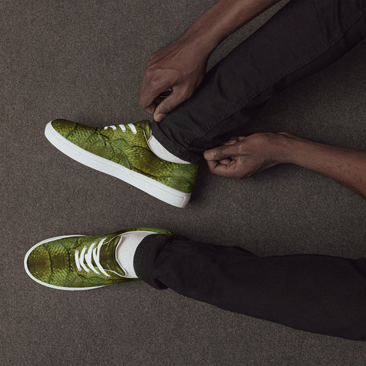 Creature from the Black Lagoon Inspired Men’s Lace-up Canvas Shoes