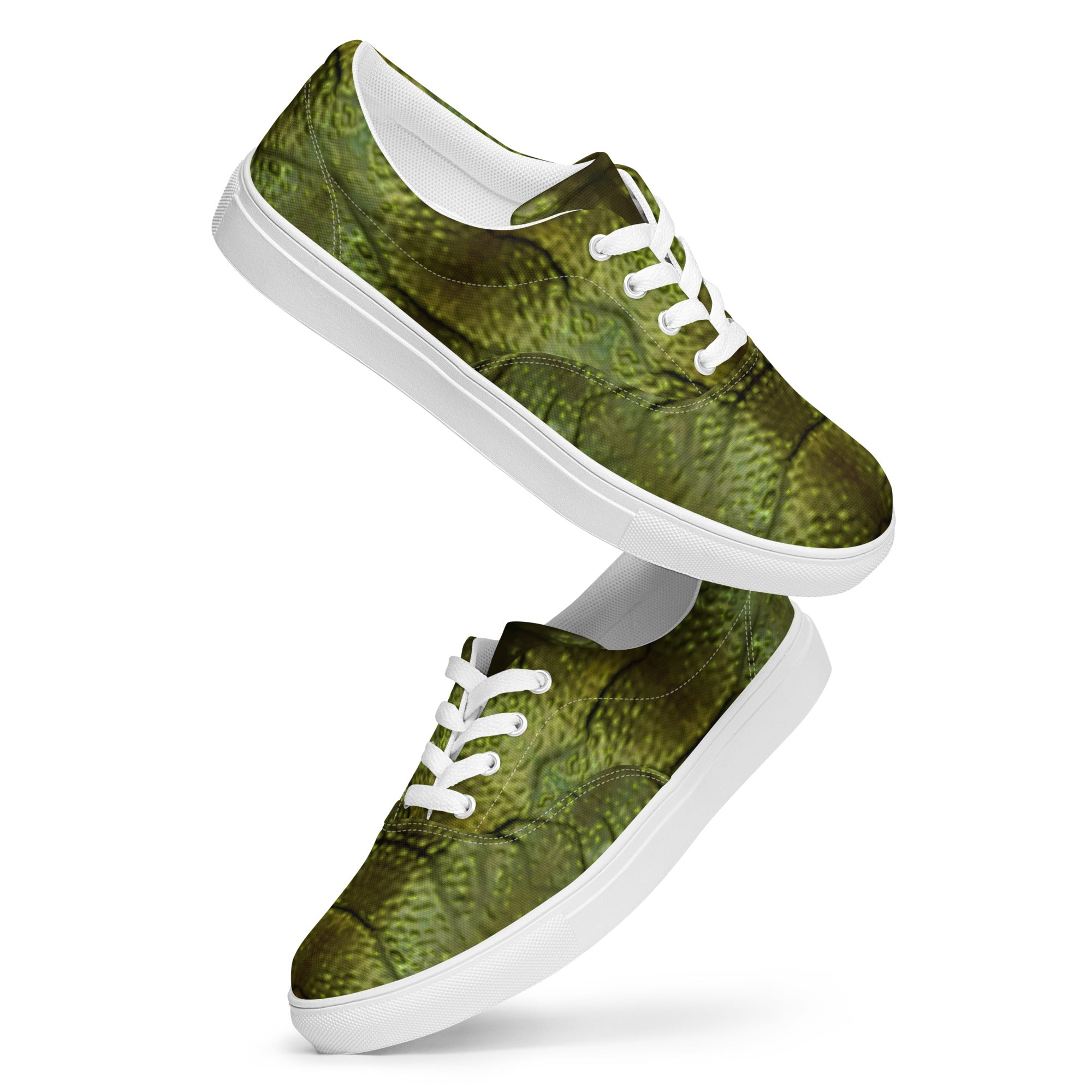 Creature from the Black Lagoon Inspired Men’s Lace-up Canvas Shoes