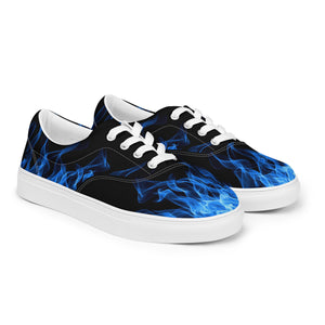 Blue Flame Men’s Lace-up Canvas Shoes