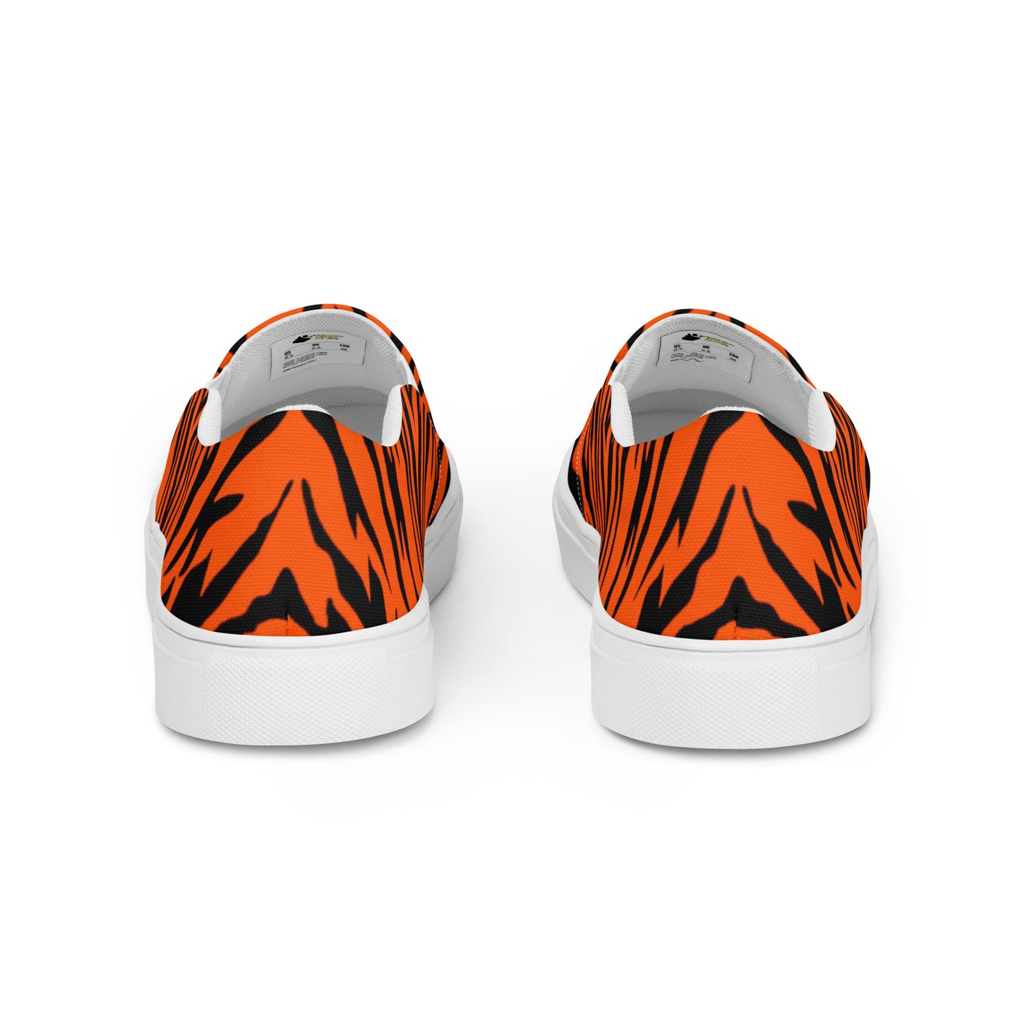 Bengal Tiger Stripe Men’s Slip-on Canvas Shoes