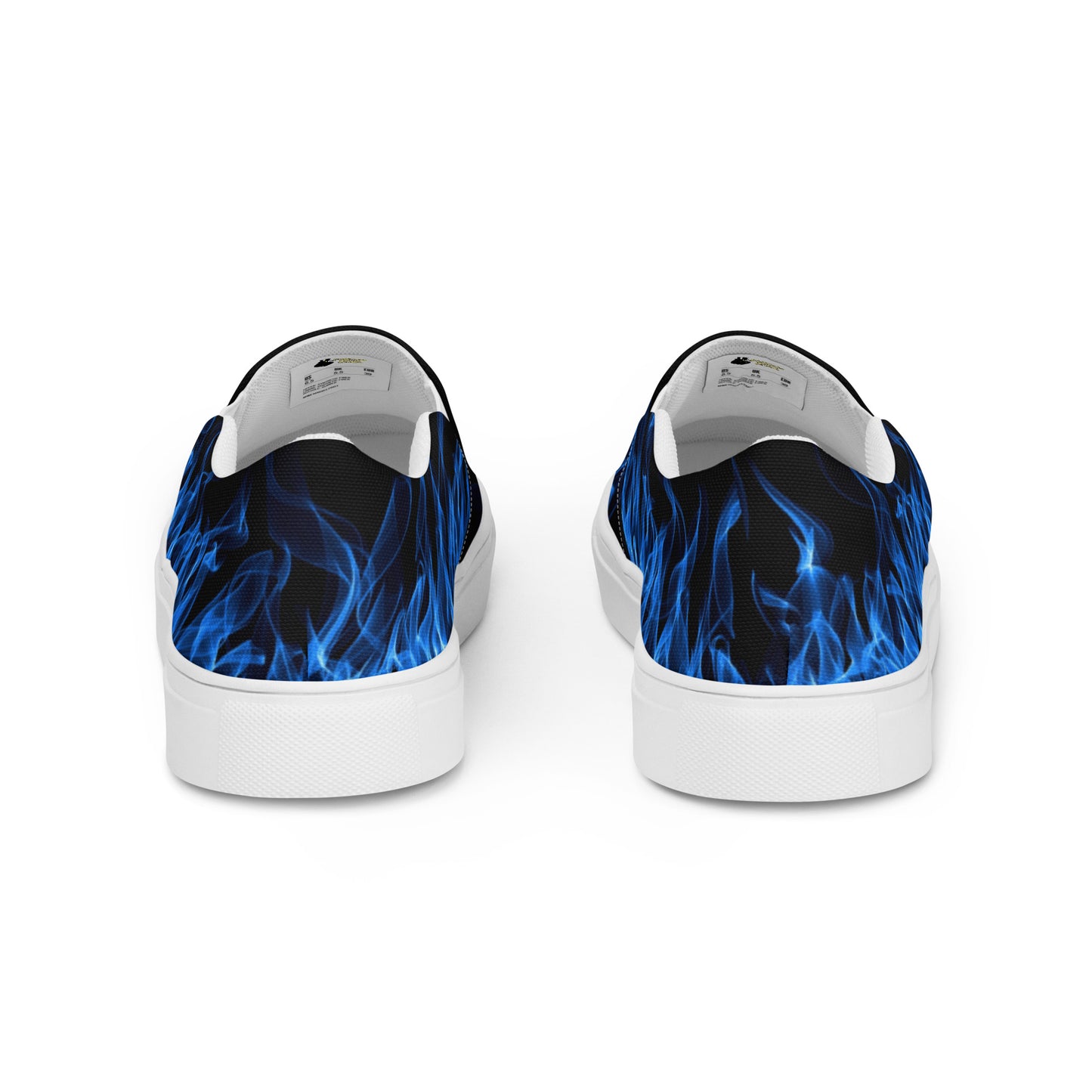 Blue Flame Men’s Slip-on Canvas Shoes