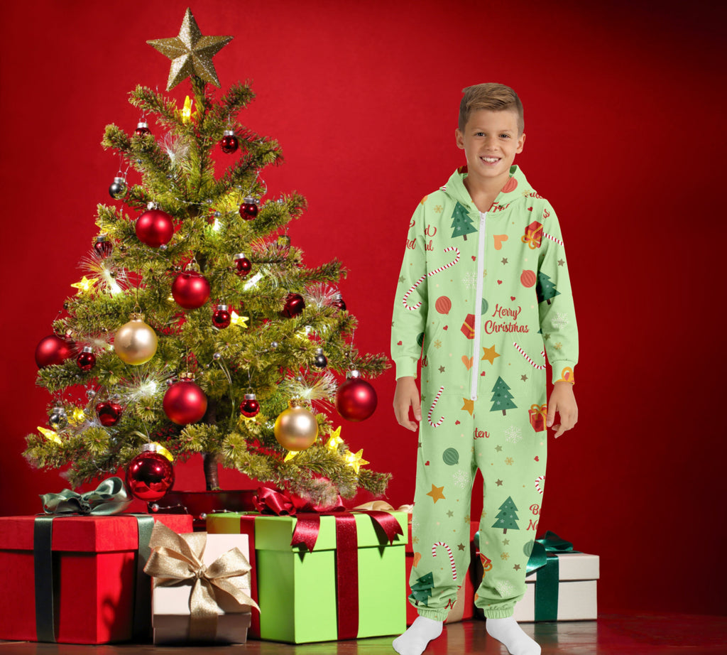 Merry Christmas Youth Jumpsuit